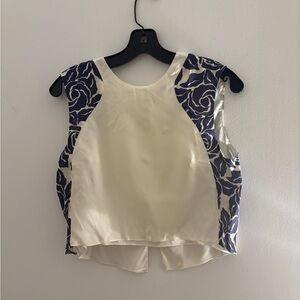 Elizabeth And James Silk Shirt Size Small